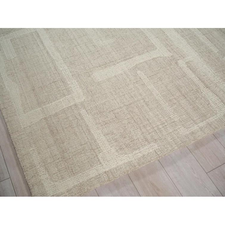 EXQUISITE RUGS Breckenridge Rectangle Hand Tufted Wool Area Rug