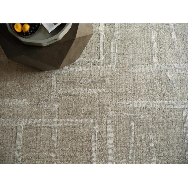 EXQUISITE RUGS Breckenridge Rectangle Hand Tufted Wool Area Rug