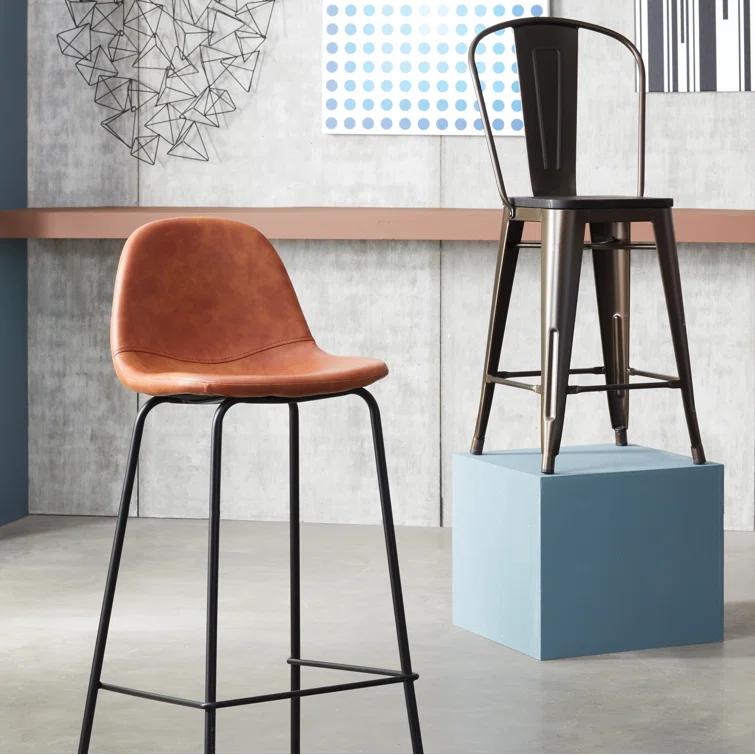Kody Vegan Leather Bar & Counter Stool