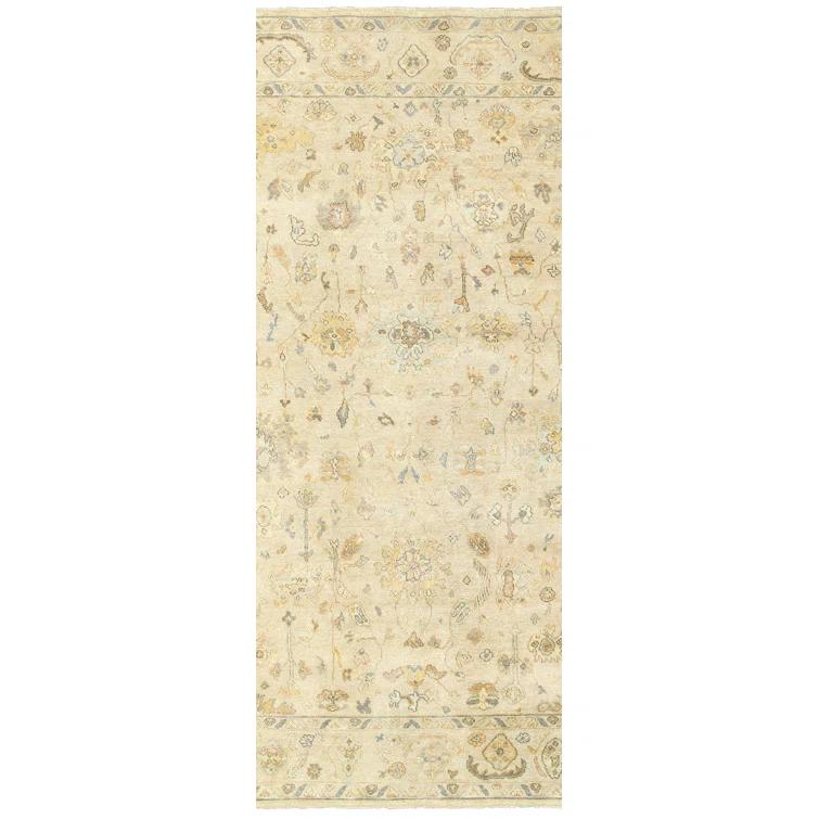 Stylehaven Presley Oriental Hand-Knotted Wool Beige/Gray Area Rug