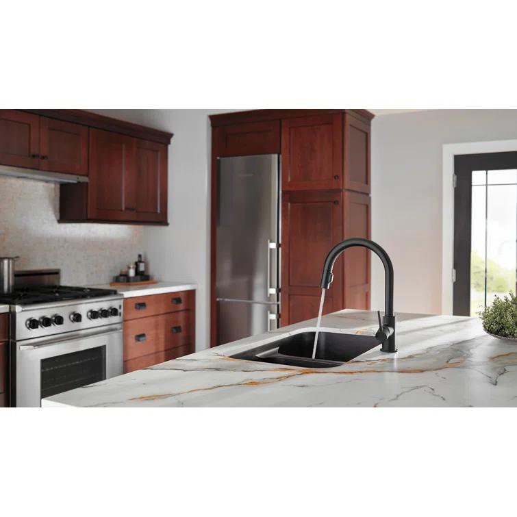 Trinsic Pull Down Sprayer Kitchen Sink Faucet, Single Handle Kitchen Faucet