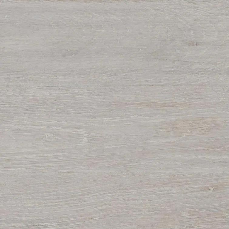 Aiden White Rustic Oak Console Table with Storage