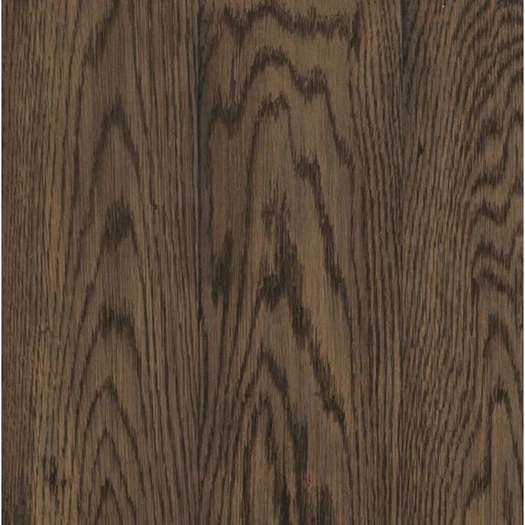 Dalton Rustic Brown Oak Cocktail Table with Herringbone Top