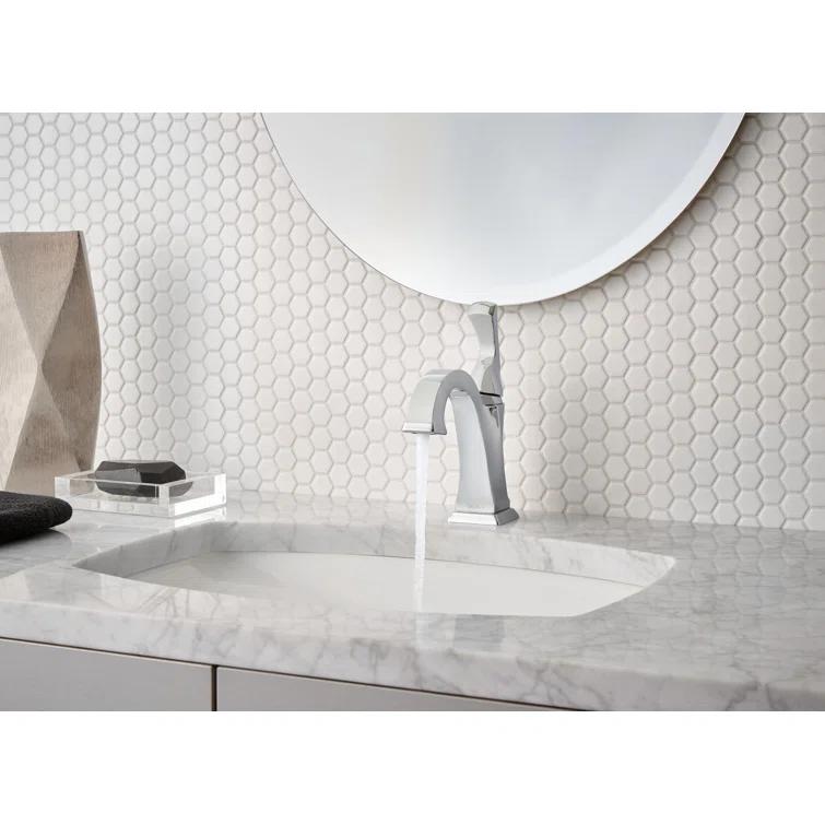 Dryden Single Hole Bathroom Faucet with Drain Assembly, Single Handle Bathroom Sink Faucet