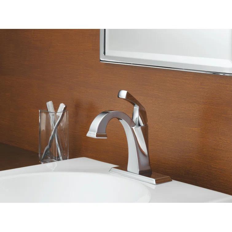 Dryden Single Hole Bathroom Faucet with Drain Assembly, Single Handle Bathroom Sink Faucet
