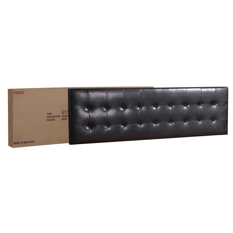 Eaton Vegan Leather Platform Bed