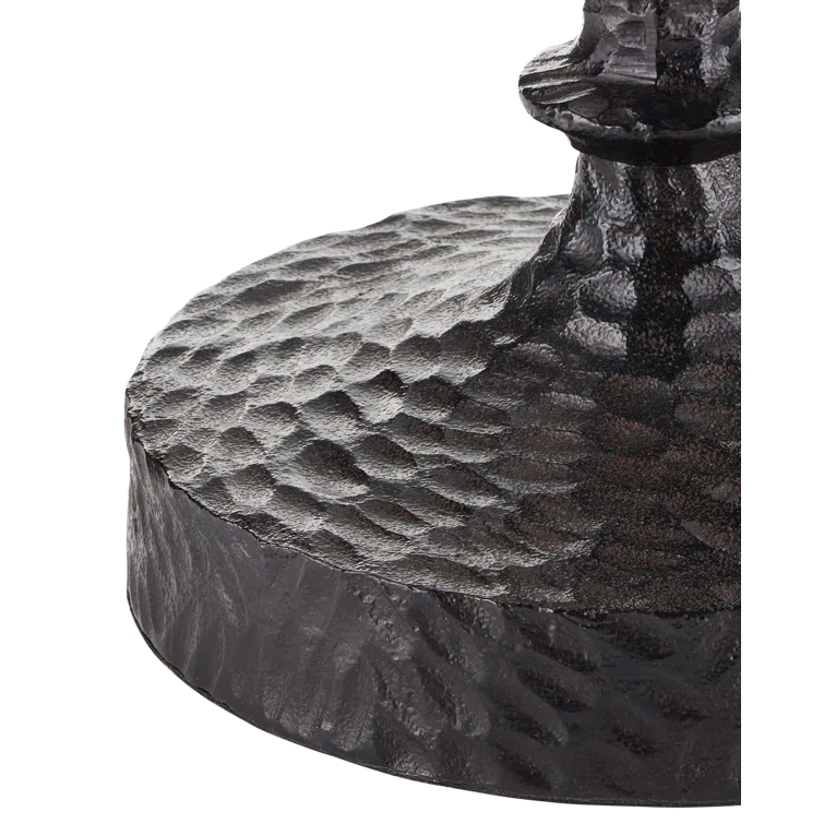 Gallo Round Black and Bronze Accent Table