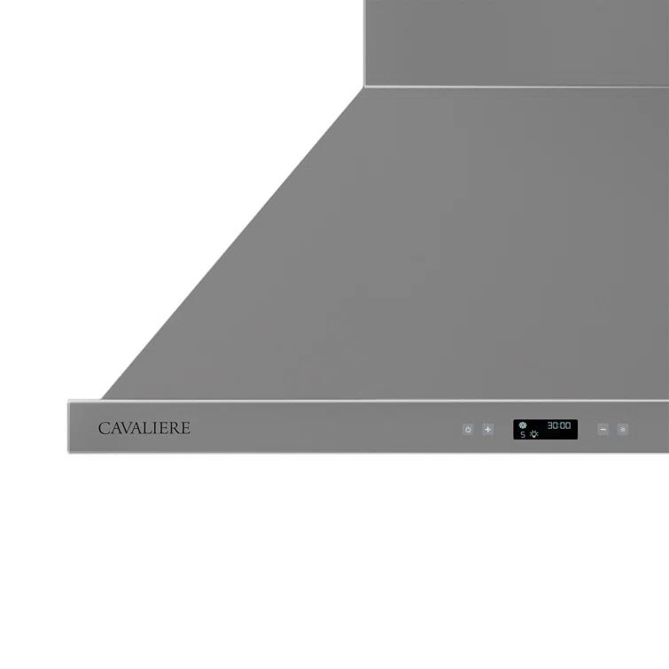 Cavaliere CAVALIERE 30" inch 462 CFM Convertible Digital Wall Mount Range Hood Included Charcoal Filter in Stainless Steel SV218B2-30