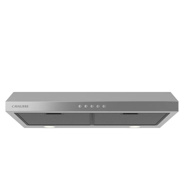 Cavaliere 30" Stainless Steel 93 CFM Ducted (Vented) Under Cabinet Range Hood with Mesh Filter