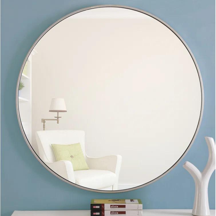 Sabine Metal Round Wall Mirror
