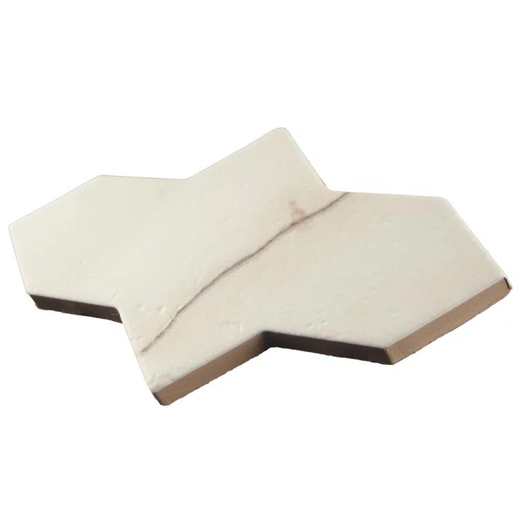 Merola Tile Istanbul Shield Checker 4-3/4 In. X 8-1/4 In. Porcelain Floor And Wall Tile Kit