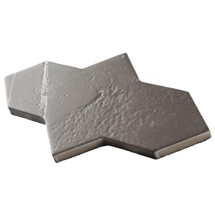Merola Tile Istanbul Shield Checker 4-3/4 In. X 8-1/4 In. Porcelain Floor And Wall Tile Kit