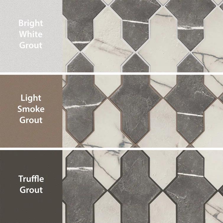 Merola Tile Istanbul Shield Checker 4-3/4 In. X 8-1/4 In. Porcelain Floor And Wall Tile Kit