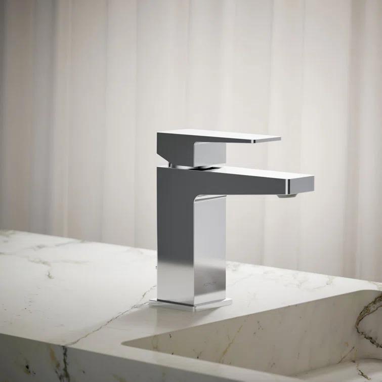 Kohler Honesty Single-Handle Bathroom Faucet with Pop-Up Drain Assembly, One Hole Bathroom Sink Faucet, 1.2 gpm