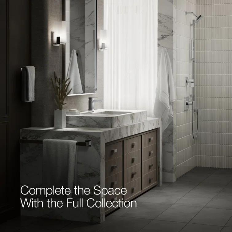 Kohler Honesty Single-Handle Bathroom Faucet with Pop-Up Drain Assembly, One Hole Bathroom Sink Faucet, 1.2 gpm