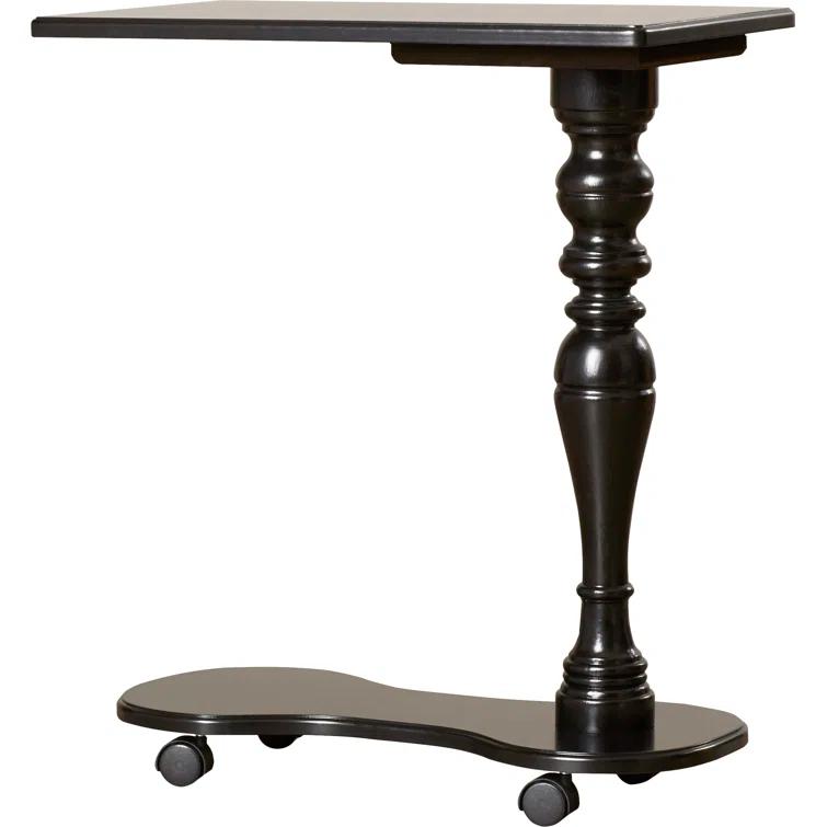 Black Licorice Birch Veneer Mobile Tray Table