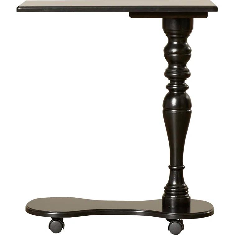 Black Licorice Birch Veneer Mobile Tray Table