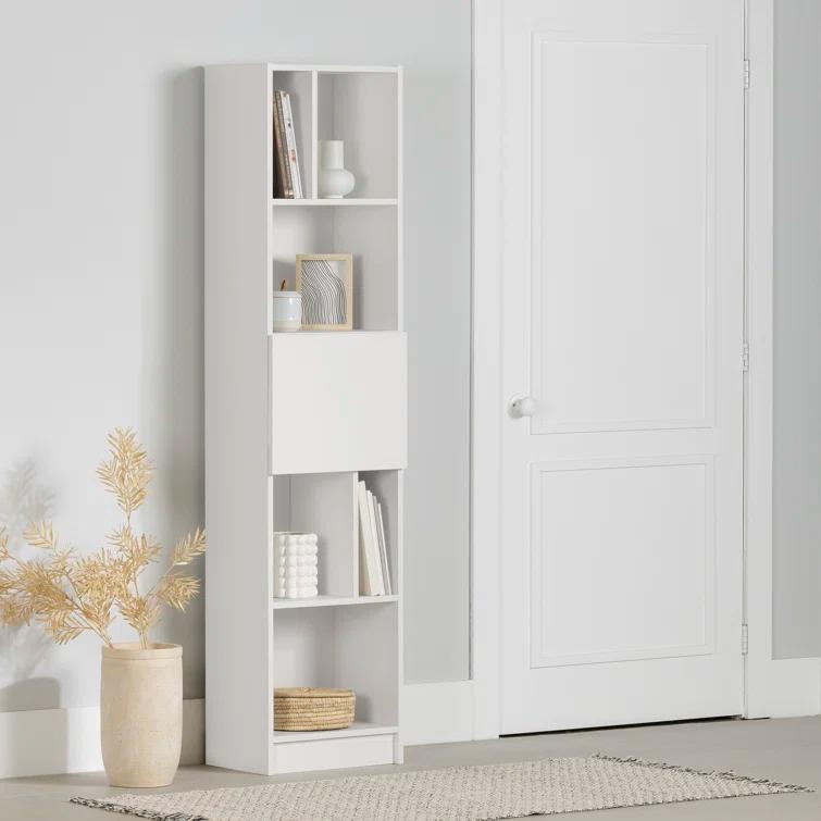 Liora Narrow 5-Shelf Narrow Bookcase