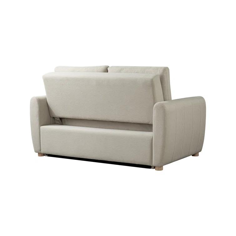 Serta Lowry 66.5" Full-Size Upholstered Convertible Sleeper Loveseat