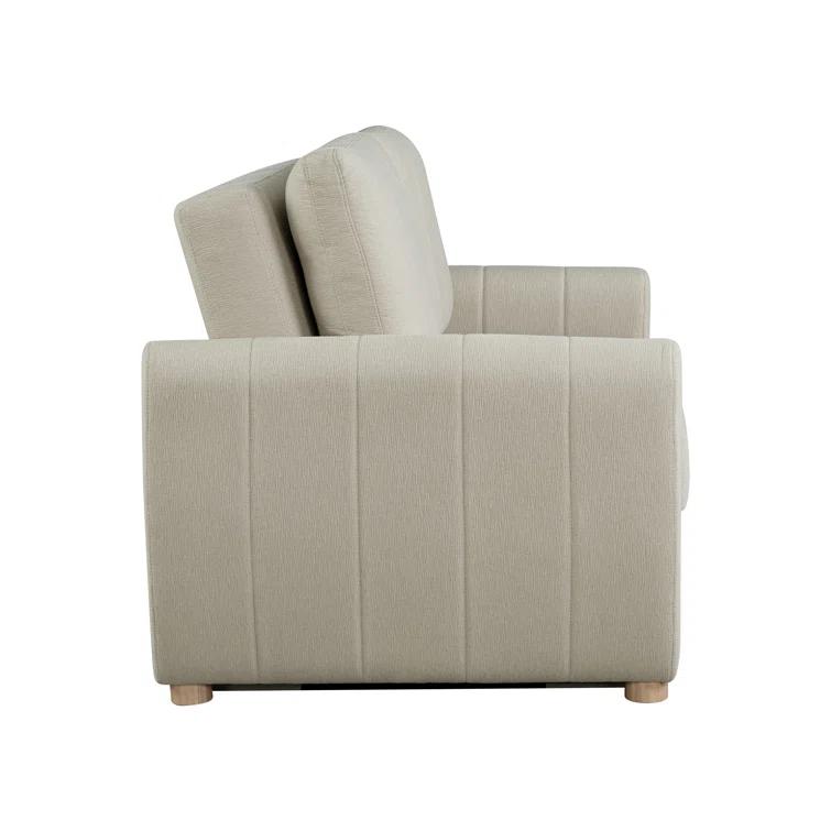 Serta Lowry 66.5" Full-Size Upholstered Convertible Sleeper Loveseat