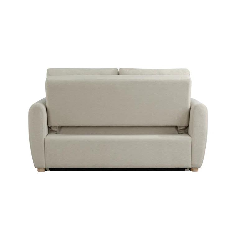 Serta Lowry 66.5" Full-Size Upholstered Convertible Sleeper Loveseat