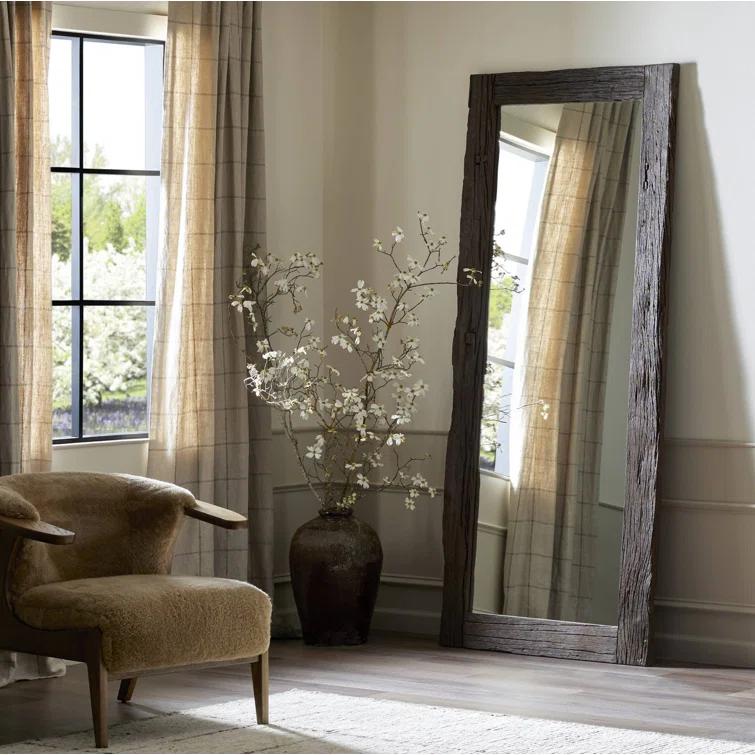Faheema Floor Mirror-Natural Reclaimed