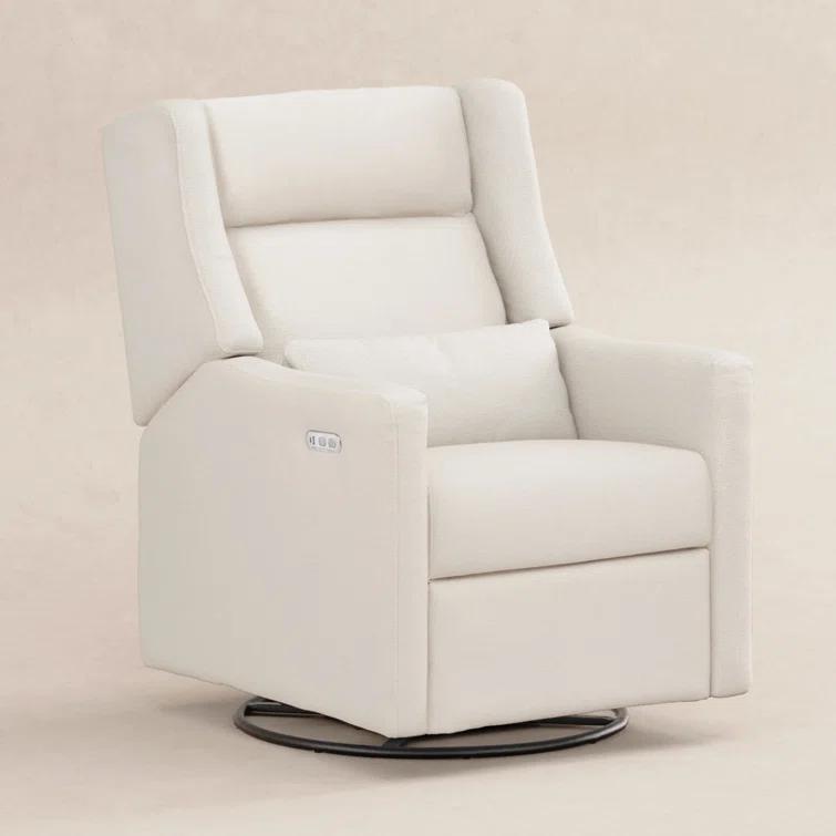babyletto Kiwi Plus Power Recliner and Swivel Glider with Power Adjustable Headrest and USB Port | AllModern