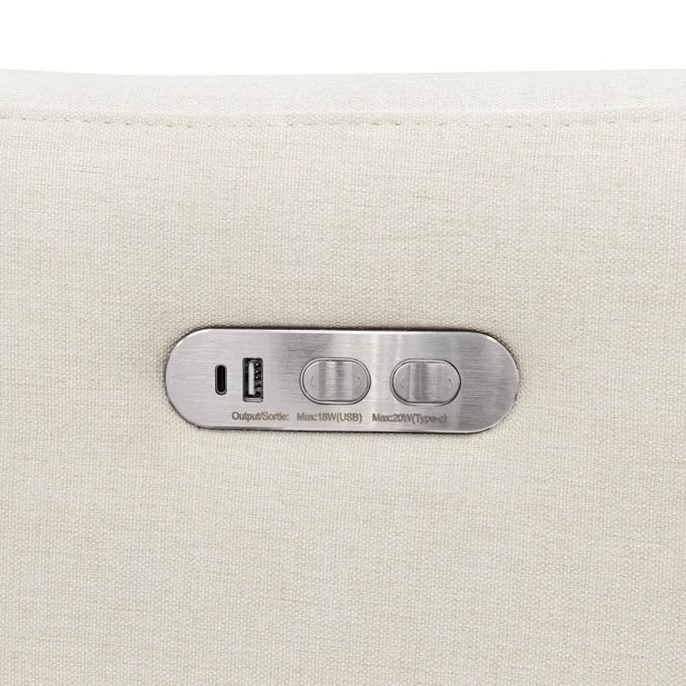 babyletto Kiwi Plus Power Recliner and Swivel Glider with Power Adjustable Headrest and USB Port | AllModern