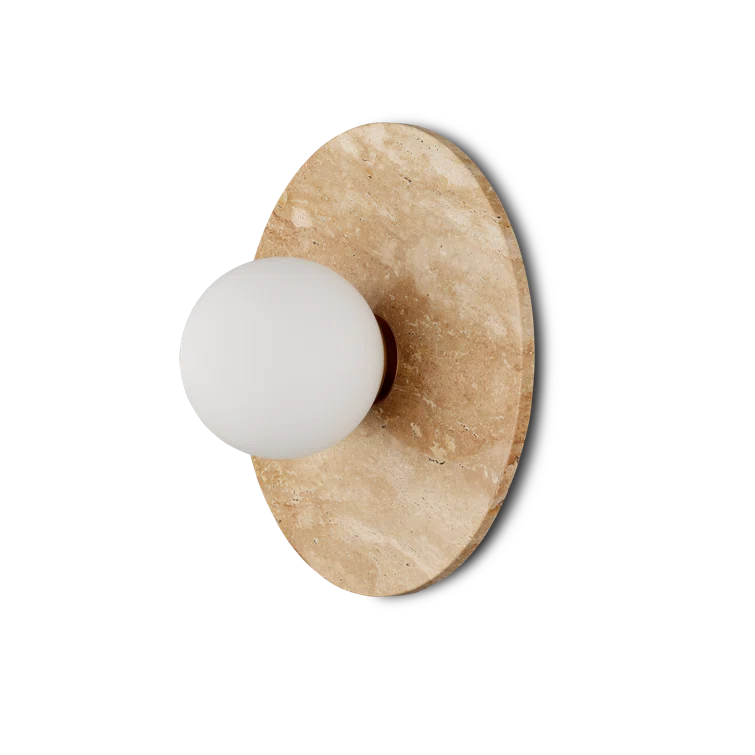 Lamphere Sconce - Travertine