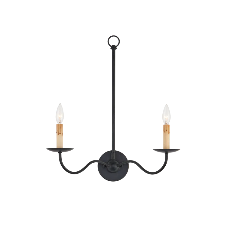 Saxon Double-Light Wall Sconce