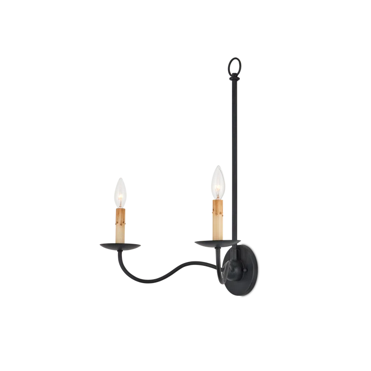 Saxon Double-Light Wall Sconce