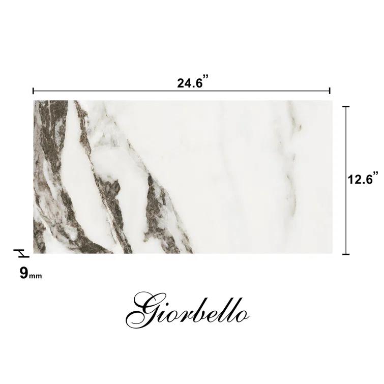 Spanish Mirage Porcelain 12"x 24" Floor and Wall Tile Case (5 PCS, 10.76 Sq. Ft.)