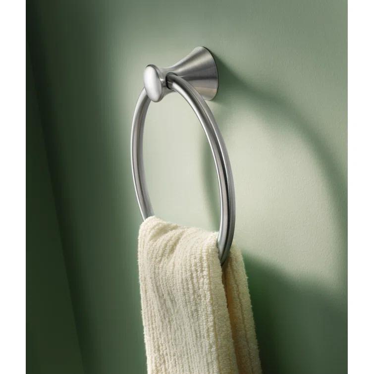 Lahara Wall Mount Round Closed Towel Ring Bath Hardware Accessory