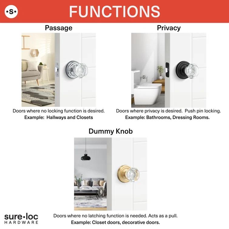Ridgecrest Mountain Torrey Single Dummy Door Knob