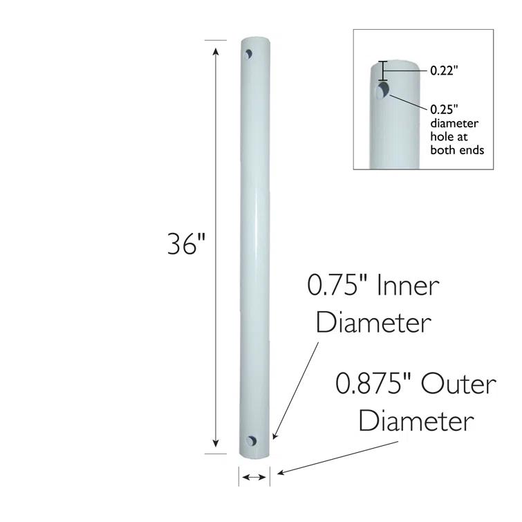 Design House 153452 Downrod Ceiling Fan Extension