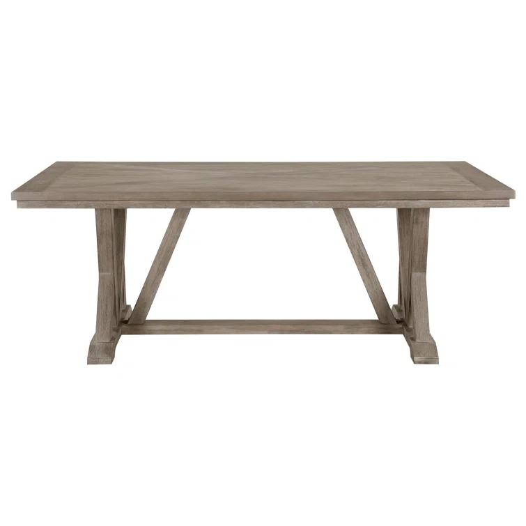 Cornelia Rectangular Dining Table Set Coastal Grey