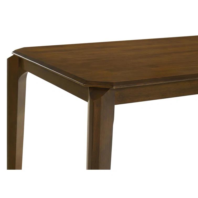 Almonte 59-Inch Rectangular Wood Dining Table Dark Brown