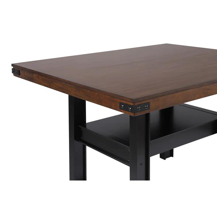 Patterson 60-Inch Counter Height Dining Table Mango Oak