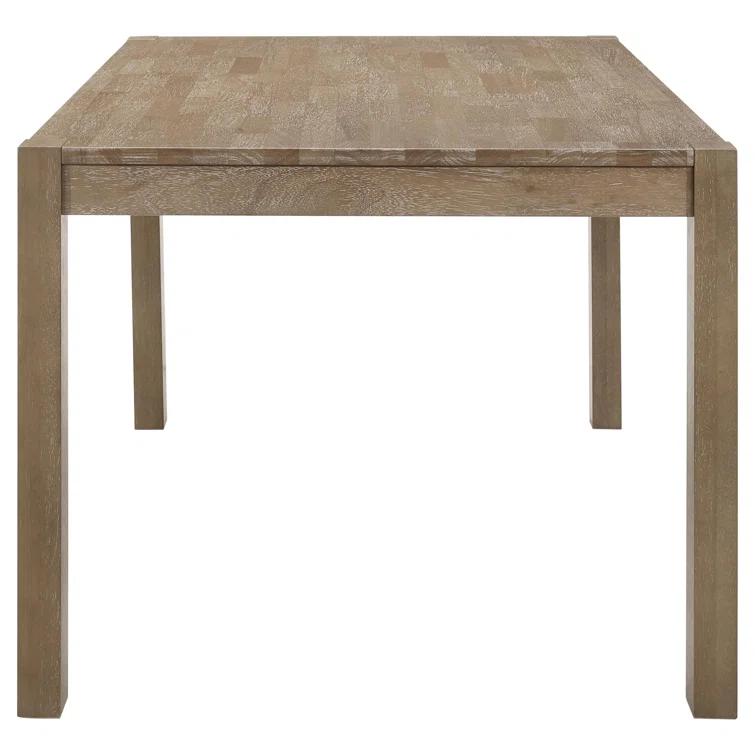 Scottsdale 5-Piece Rectangular Dining Set Brown Washed