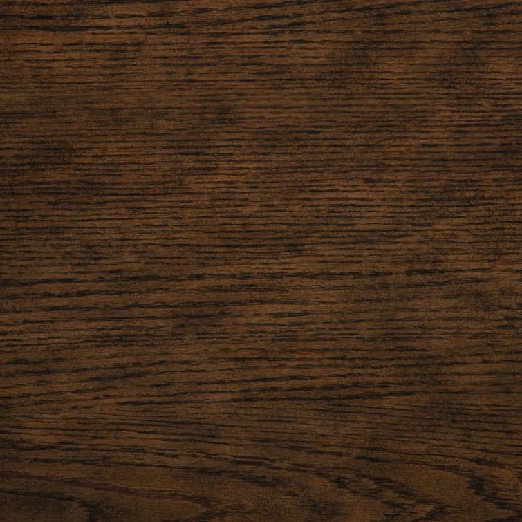 Landon 60-Inch Round Wood Pedestal Dining Table Rich Brown