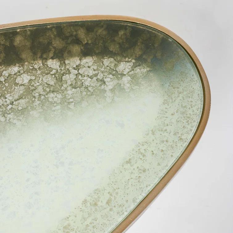 Interlude Jan Glass Top Coffee Table