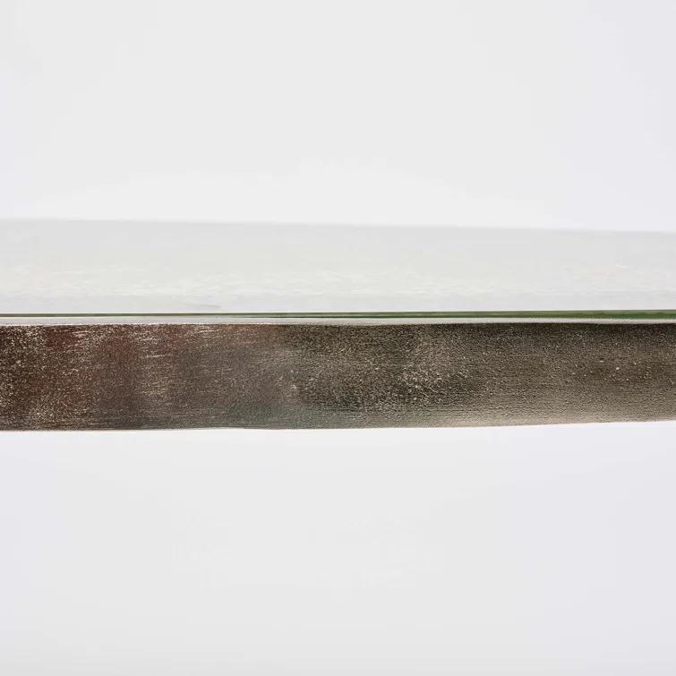 Interlude Jan Glass Top Coffee Table
