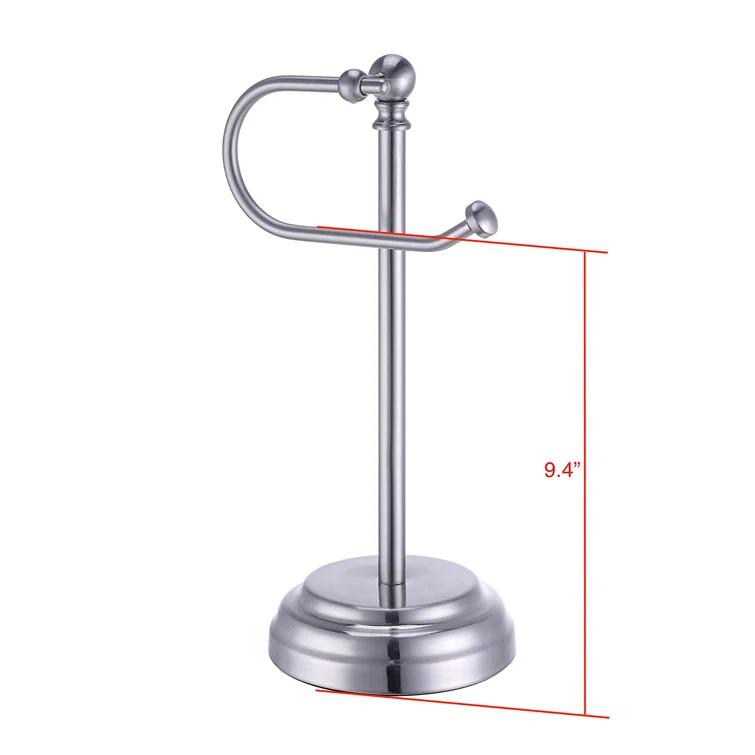 SunnyPoint WF-0K-JOC0-XLSW Heavy Weight Classic Decorative Metal Fingertip Towel Holder Stand