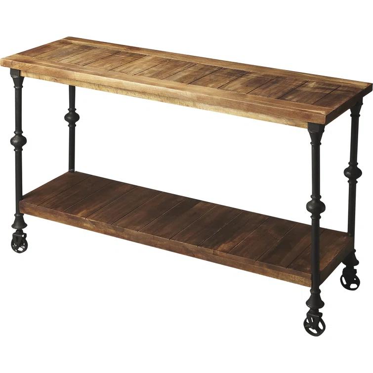 Butler Specialty Artifacts Industrial Chic Fontainbleau Metal Console Table