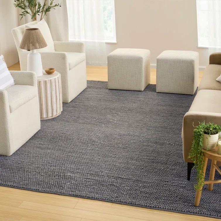 DKNY Pure Knots Grey Modern Indoor Rug