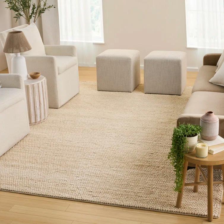DKNY Pure Knots Beige Modern Indoor Rug