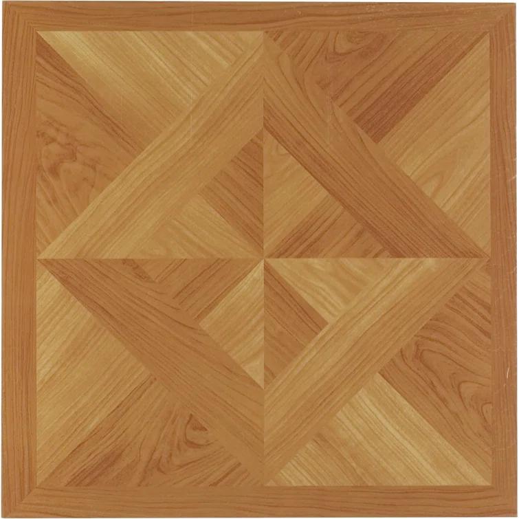 Woven Trends Tivoli Self Adhesive Vinyl Floor Tiles, 45 Pcs, 12" X 12"