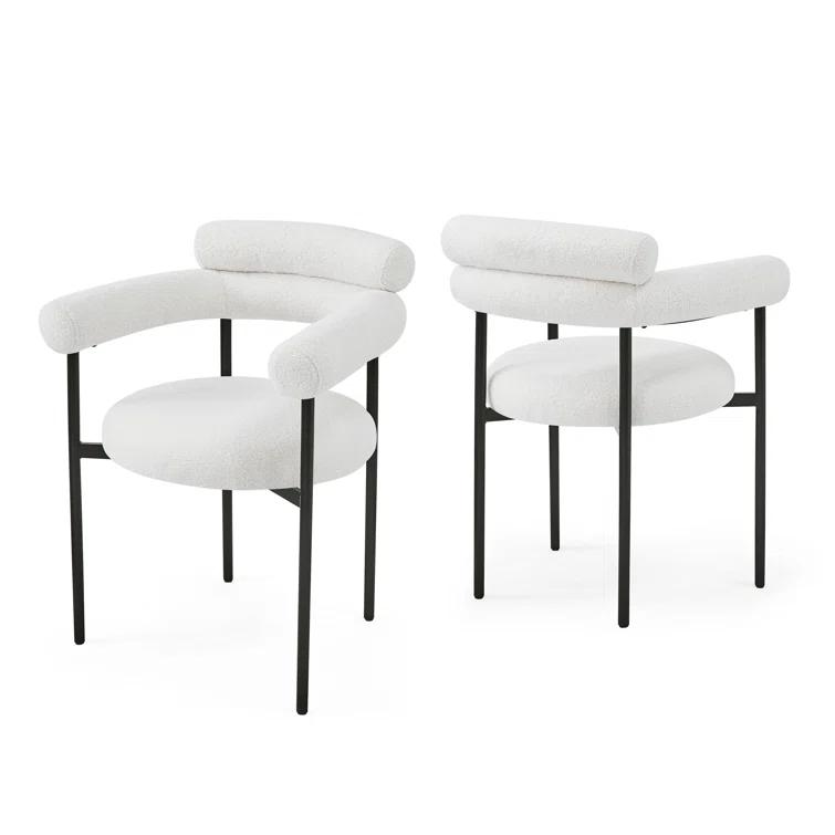 Christopher Knight Home Rylan Upholstered Armchair Dining Chairs