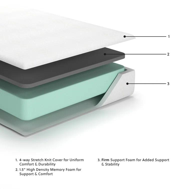 Chime 10" Firm Memory Foam Mattress