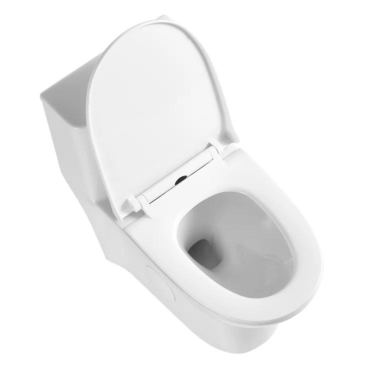1.1/1.6 GPF Elongated Comfort Height Super Quite Flushing Floor Mounted One-Piece Toilet